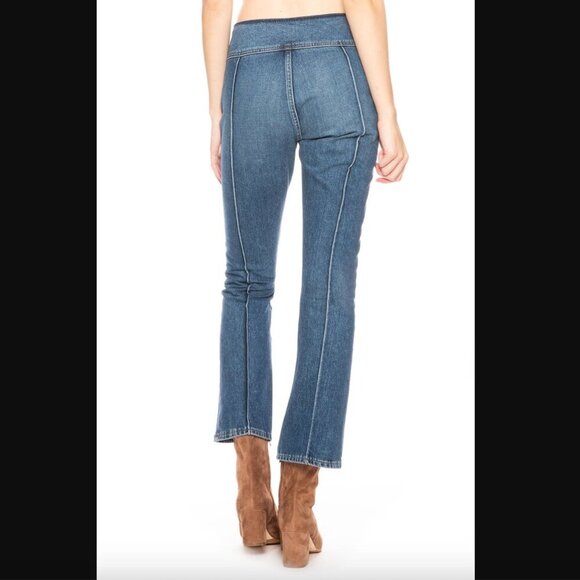 Jean Atelier Anabelle Star Crop Flare Jeans 24" - Picture 2 of 8